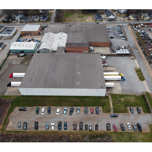 aerial photo of building